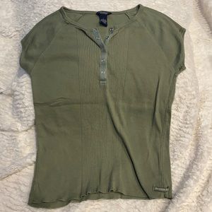 American eagle green tee